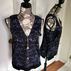 NWT Kenneth Cole Stained Glass Top